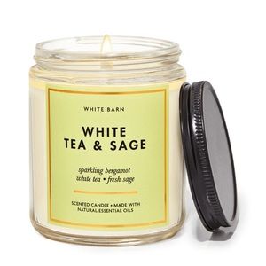 White Barn White Tea & Sage Scented Candle